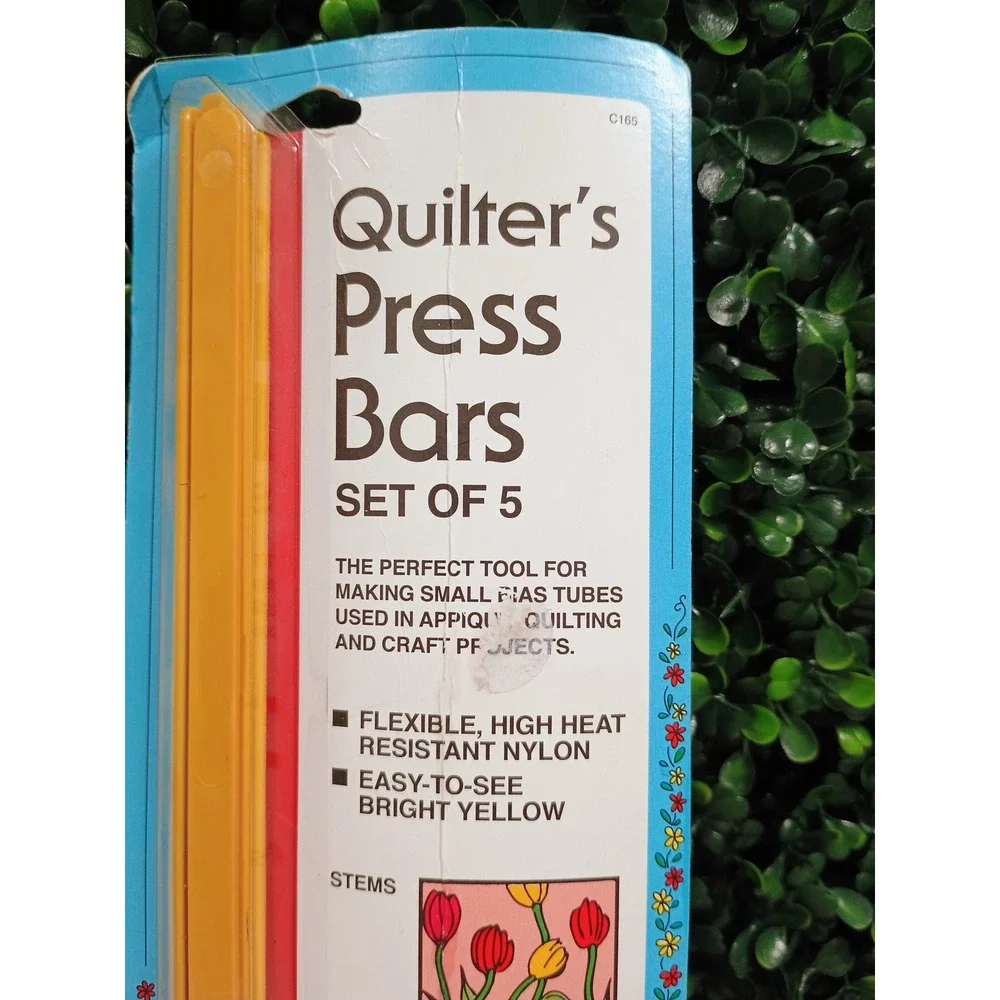 Collins‎ Quilters Press Bars Set of 5 Yellow Nylon High Heat Resistant C165